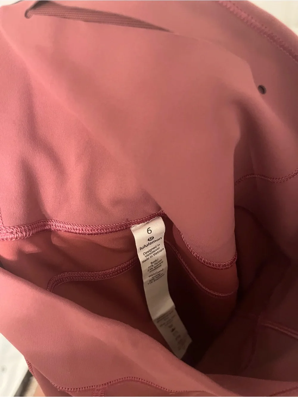 lululemon athletica Dusty Rose Leggings 25”